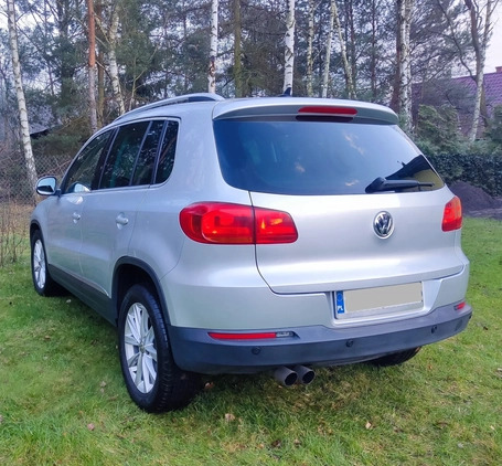 Volkswagen Tiguan cena 42900 przebieg: 283000, rok produkcji 2012 z Warszawa małe 137